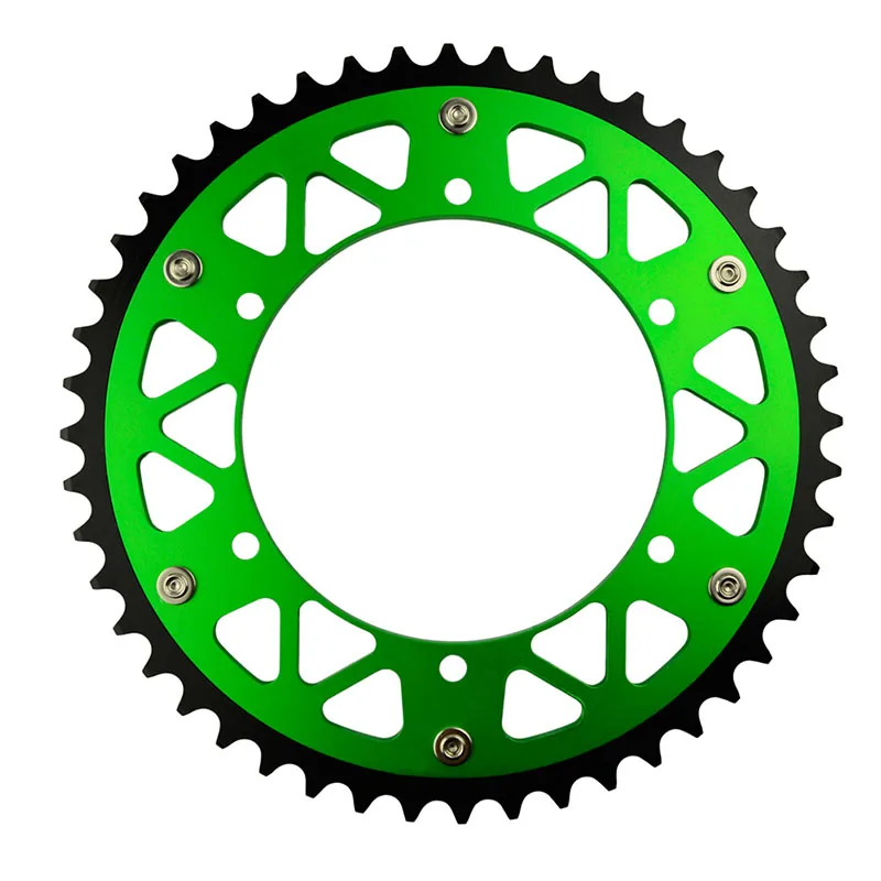 Motorcycle Steel Aluminium Composite 48T Rear Sprocket For KAWASAKI KX125 KLX250 KX250 F SDF SEF KX500 KX250F Fit 520 Chain