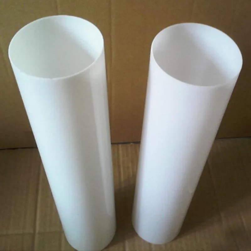 16pcs Milky White Acrylic Tubes OD30x2x1000mm Extrude Perspex Tubing PMMA Plastic Building Materials Home Improvement Lampshades