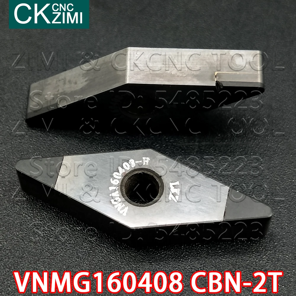 VNMG160408 CBN 2T الماس شفرة عالية صلابة 2 زاوية مكعب نيتريد البورون CNC الخارجية تحول أدوات حامل مخرطة VNMG للصلب