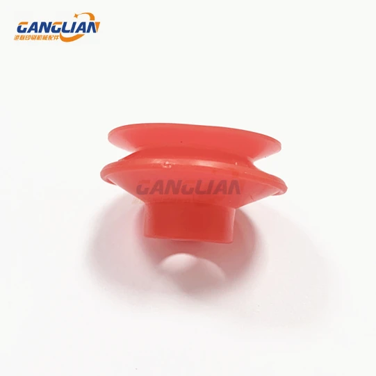 100 Pieces Paper Cup Machine Rubber Sucker New Top Suction Cup Rubber Nozzle