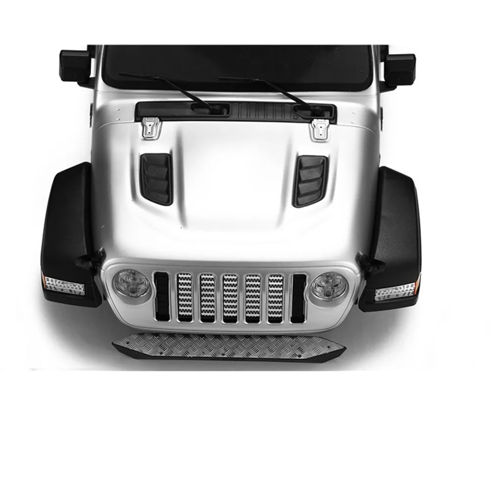 Metal Mesh Grille Simulatie Intake Hood Radiator Box voor 1/10 Axiale SCX10 III RC Auto Accessoires