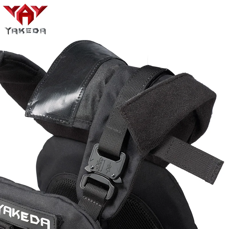 YAKEDA quick release lightweight military molle modular soft hard armor tactical plate carrier vest with cummerbund pouches