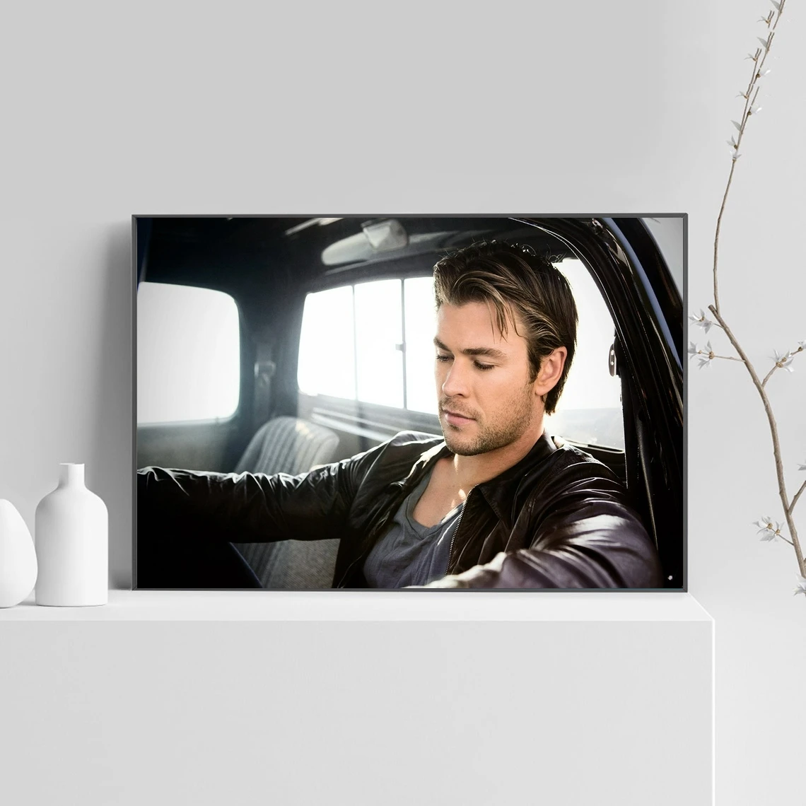 Chris Hemsworth Poster Star Actor Art Canvas Poster Print Wall Painting Home Decoration (No Frame)