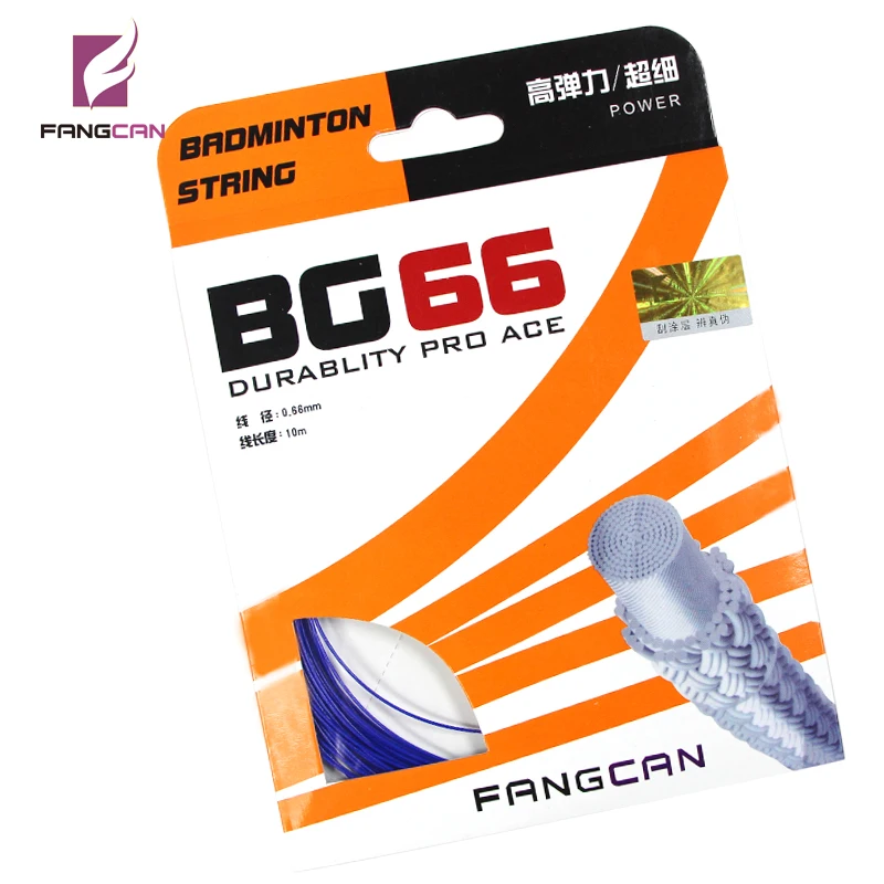 FANGCAN BG66 0.66MM Multifilament Badminton Racket String Hoge Duurzaamheid Training Dunne Badminton Lijn