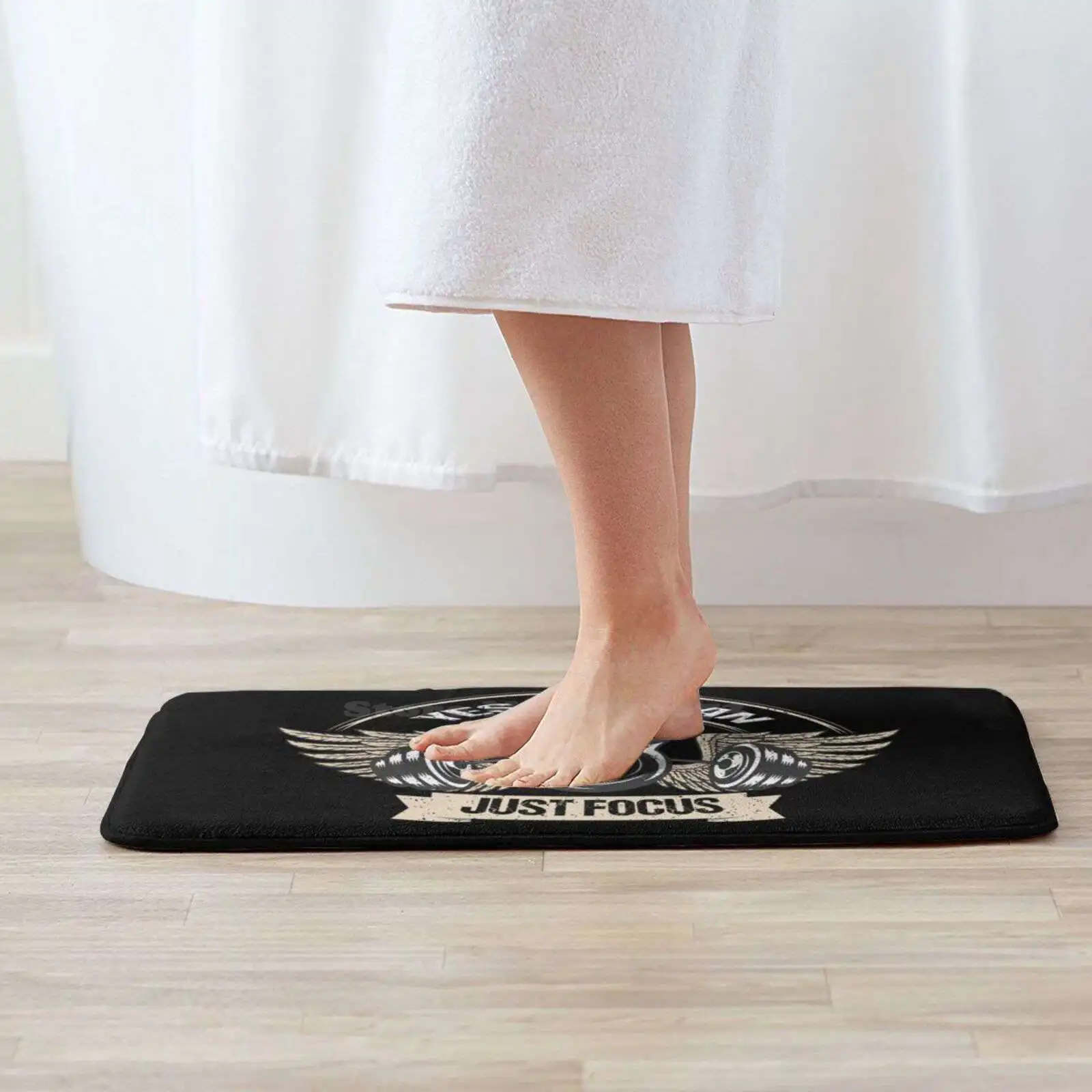 Yes , You Can Just , , Exercise , Gift For The Coach , Power Soft Cushion Home Carpet Door Mat Car Rug Arnold Barbells