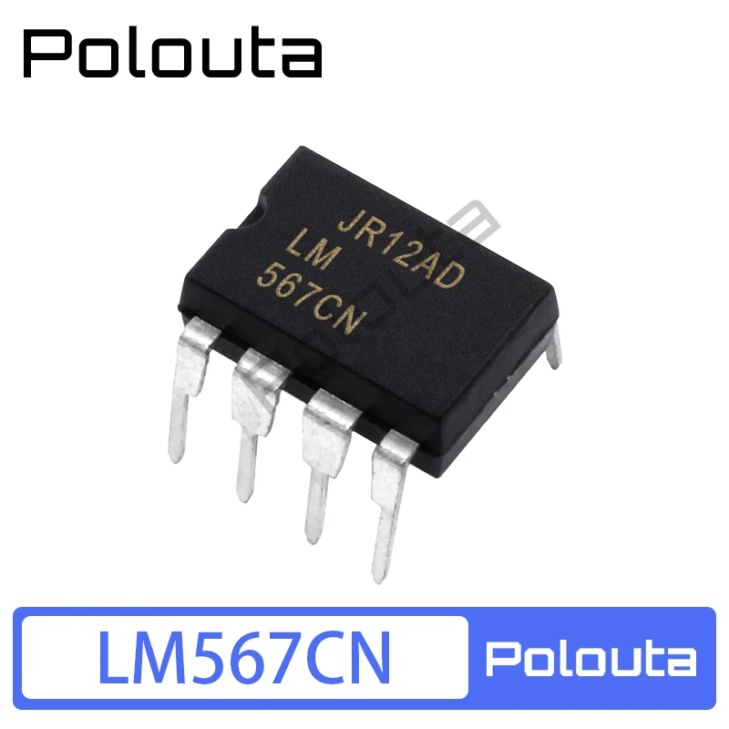 10 Pcs/Set LM567CN DIP-8 Voice/audio Decoder IC Chip Acoustic Components Kits Arduino Nano Integrated Circuit Polouta