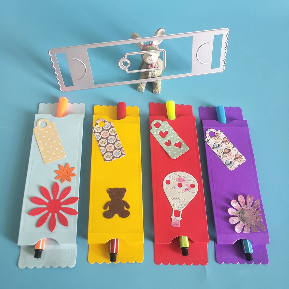 

New exquisite metal cutting dies for pen holder, used for DIY scrapbooking, card making, photo album decoration, handmade crafts