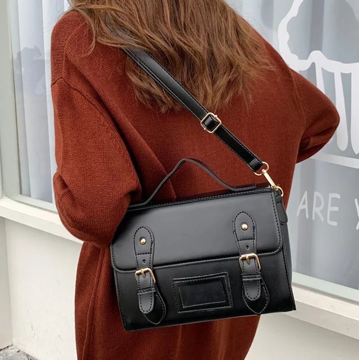 Na co dzień torby Crossbody dla kobiet messenger torby wysokiej jakości PU skórzana torebka damska w stylu preppy kobieca torba na ramię bolsas