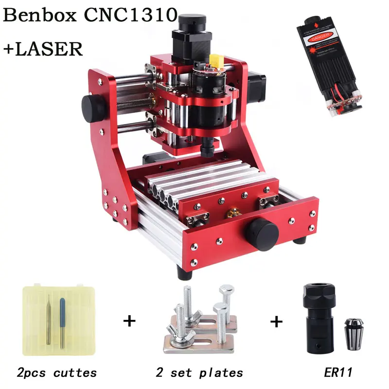 Гравировальный станок Benbox CNC1310 с ЧПУ в сборе/гравировальный станок для металла/небольшой настольный гравировальный станок