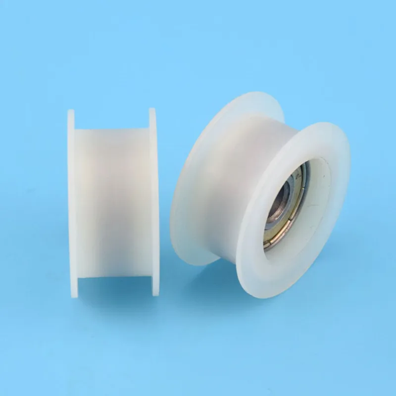 20pcs/100pcs 6*29*13.5 mm Nylon coated plastic H type groove pulley POM roller guide wheel 626ZZ 6x29x13.5