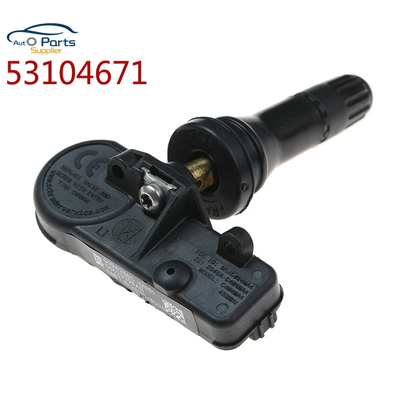 YAOPEI 53104671 TPMS Tire Pressure Monitor Sensor 433MHZ For Fiat 500 500c 500L Linea Qubo Alfa Romeo MiTo FORD KA