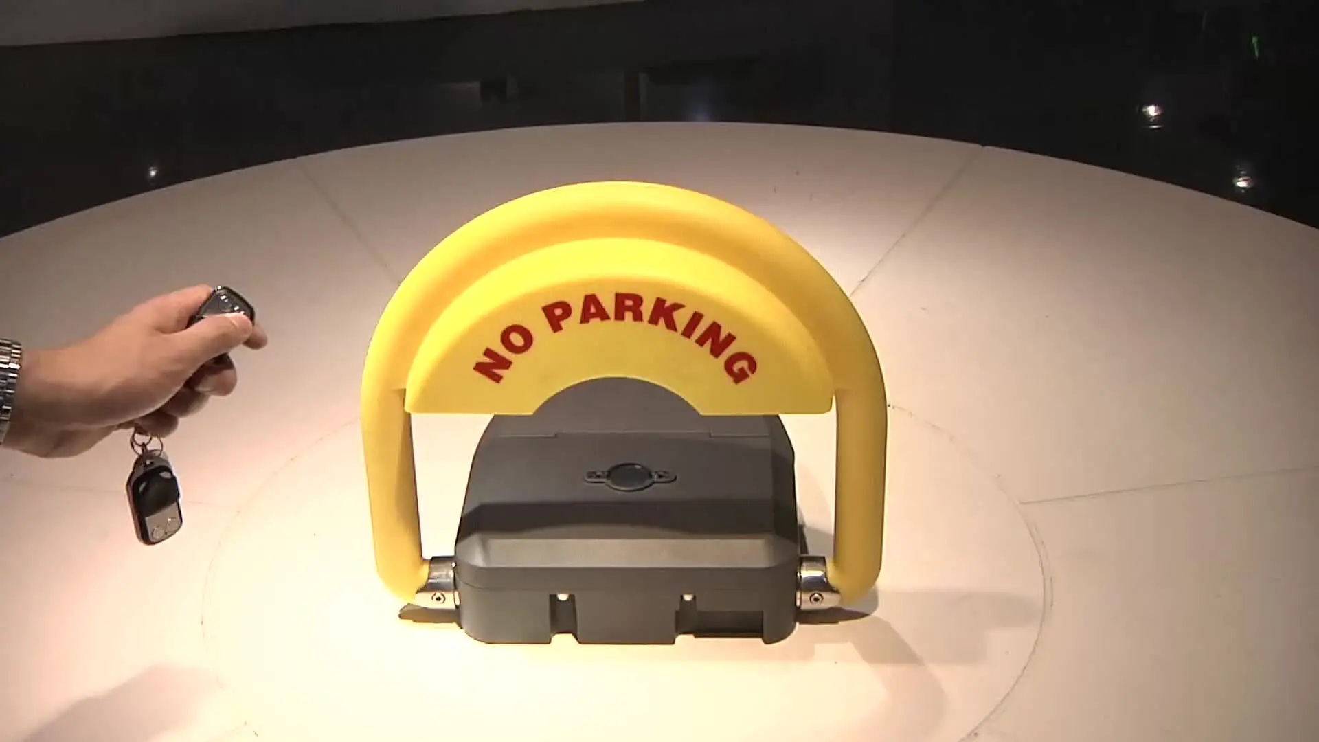 Remote control car no parking barrier