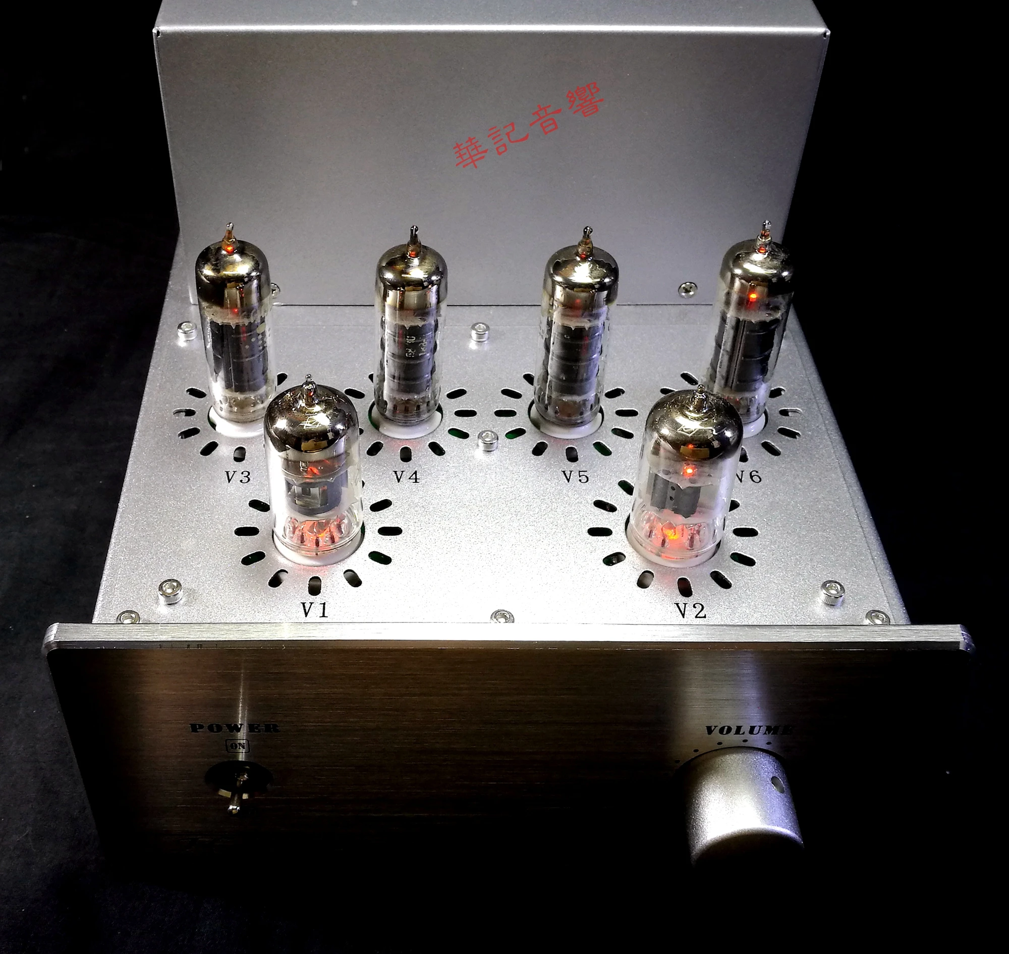 NEWest HUAJI Tube tube amplifier power amplifier ST-6AQ5PP 2*10W stereo push-pull combined amplifier,6F2(6U8、ECF82)*2、6AQ5*4