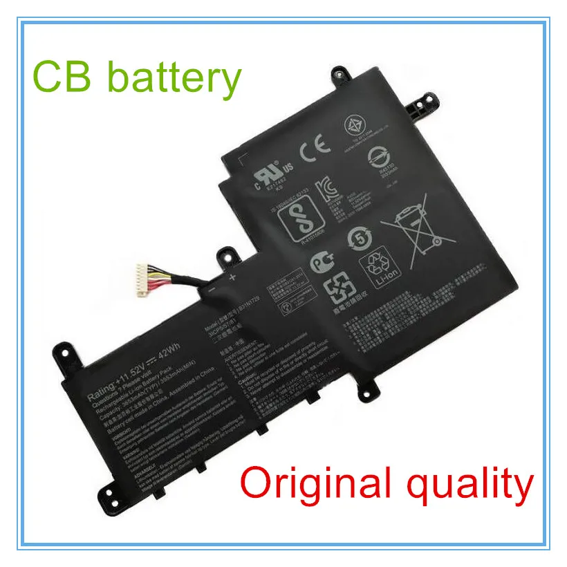 Original quality Laptop Battery B31N1729 11.52V/42Wh  For S15 S530FA V530FF S530UA Laptop