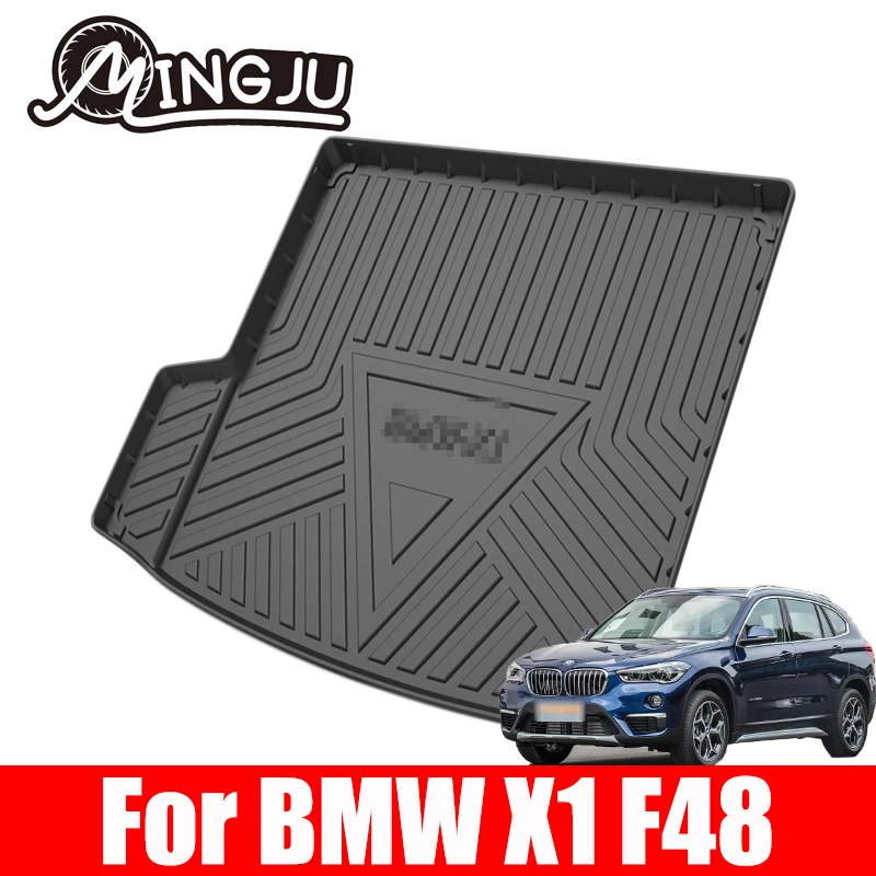 

For BMW X1 F48 2015 To 2019 Durable Boot Carpets Washable Trunk Storage Mat Rollable Back Box Cushion Easy Mounting Protective