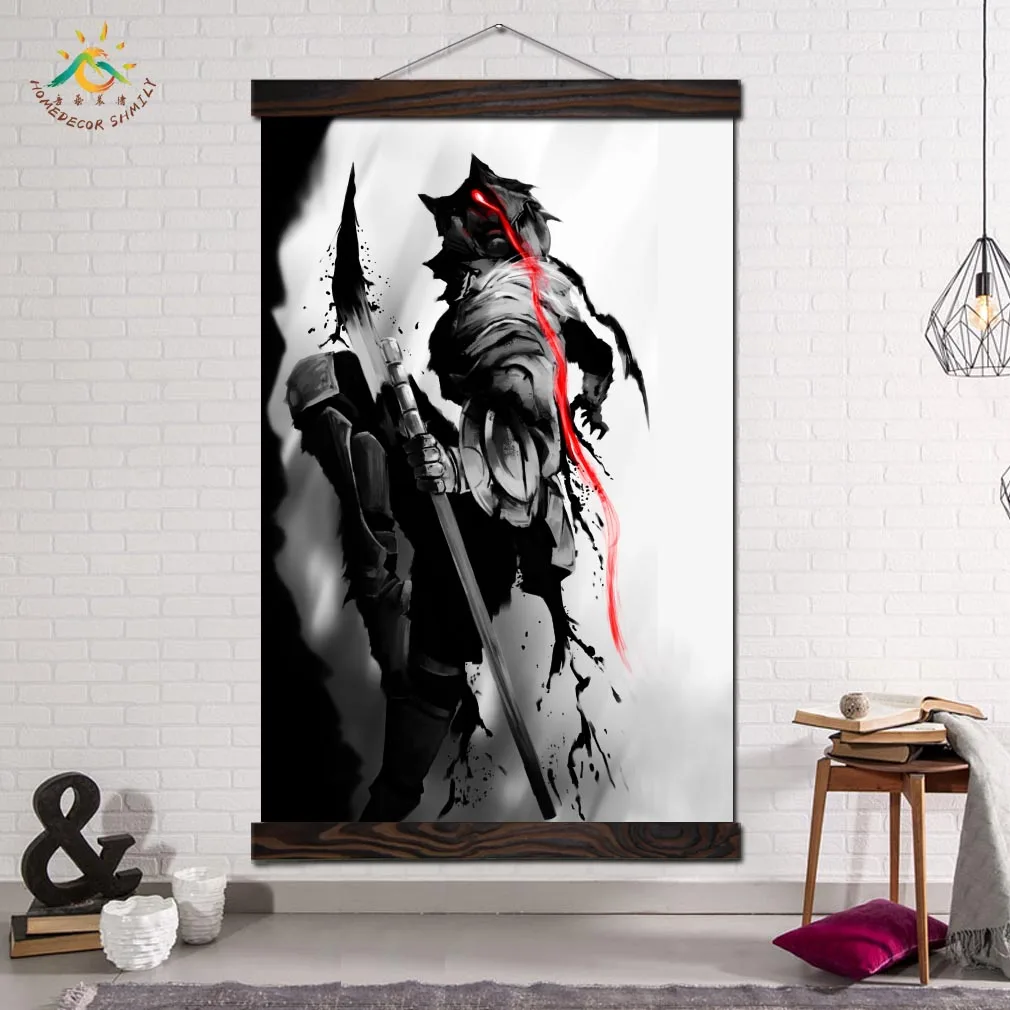 

Japanese Samurai Art Posters and Prints Abstract Canvas Painting Poster Frame Artwork Modern Art Wall Pictures for Living Room