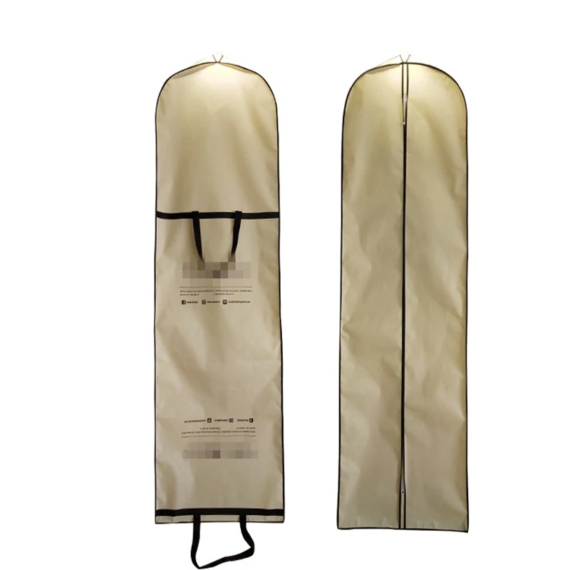 Portable Wedding Dress Dust Cover Handle Bag Protection For Bridal Gown New Arrival 200cm Long