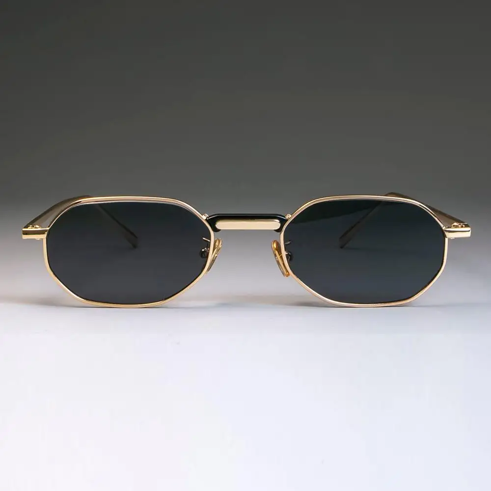49011 Steam Punk Sunglasses Metal Small Men Women Fashion Shades UV400 Vintage Glasses