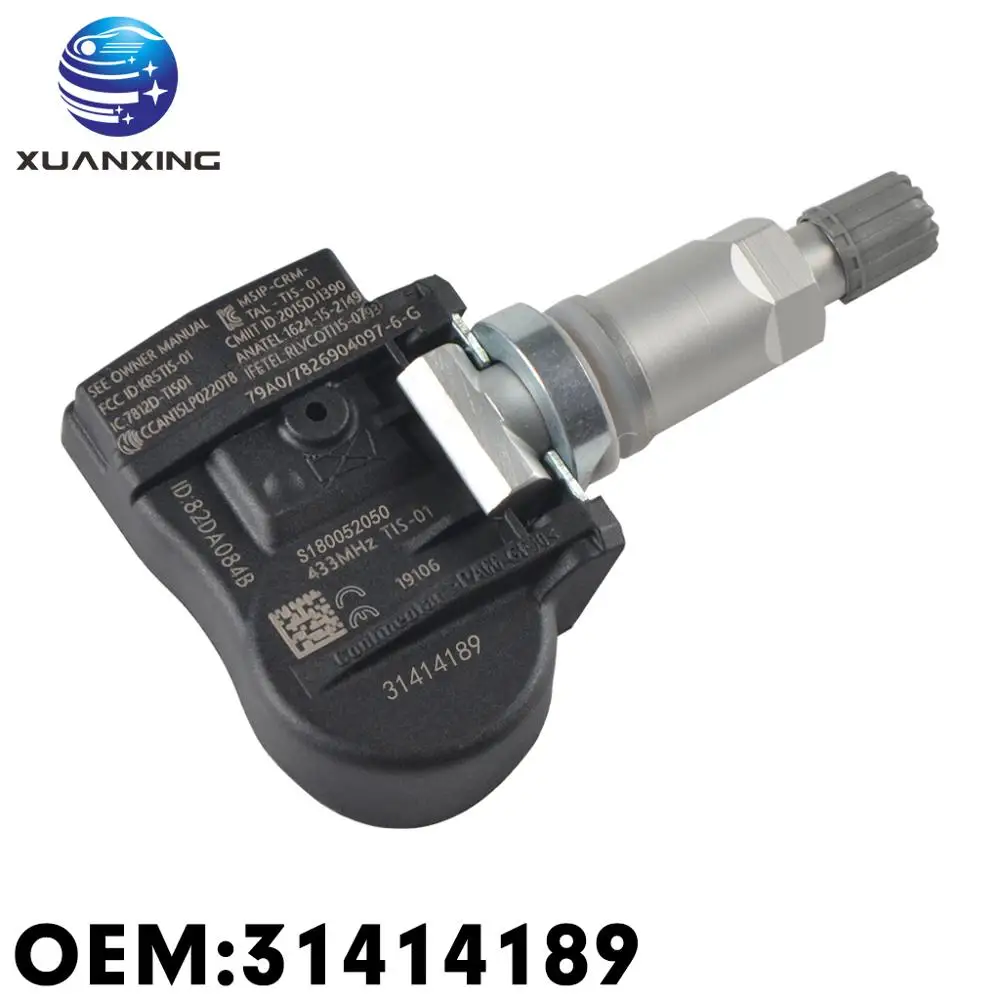 

OEM 31414189 система контроля давления в шинах TPMS 433 МГц для Volvo C30 C70 S40 S60 S70 S80 V40 V50 V60 XC60 XC70 XC90