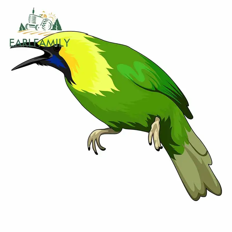 

EARLFAMILY 13cm x 10.5cm For Bird Car Decal Motorcycle Car Stickers Cartoon Graphics Waterproof Funny Sticker Custom Printing