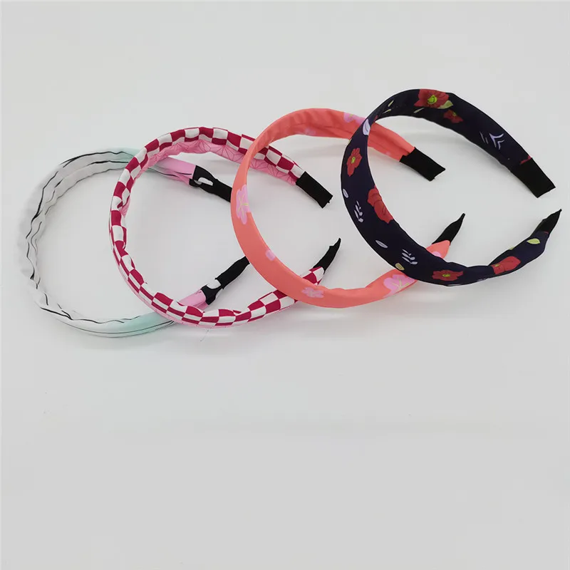 Anime Hair Band para Meninas, Kamado Nezuko, Kochou Shinobu, Cosplay Headdress, Acessórios para Cabelo, Presentes