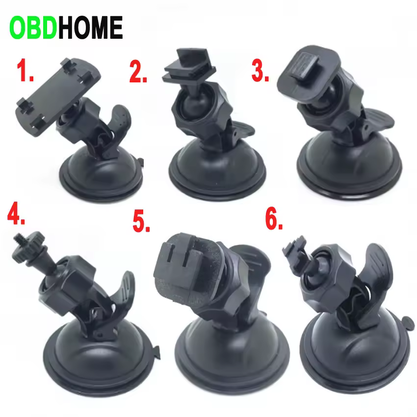 Soporte de ventosa con 7 opciones de montaje para trípode, coche, DVR, GPS, cámara, soporte para teléfono para accesorios GT300 G30