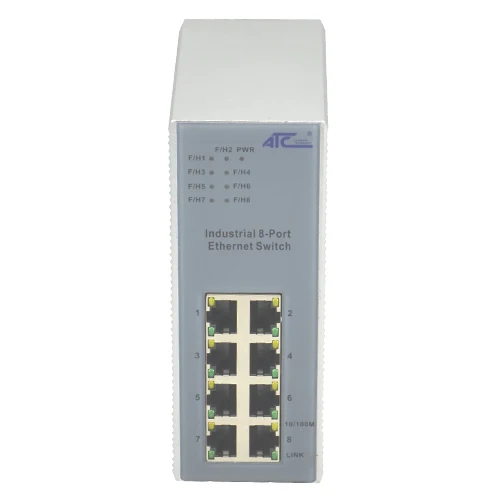 8-Port 10-100M Fast Industrial Ethernet Switches ATC-408