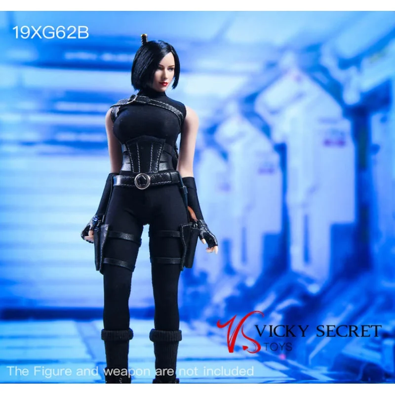 VSTOYS 19XG62 1/6 ملابس نسائية سوداء فينيكس بيضاء فينيكس قاتل البدلة الجوارب 12 بوصة عمل الشكل