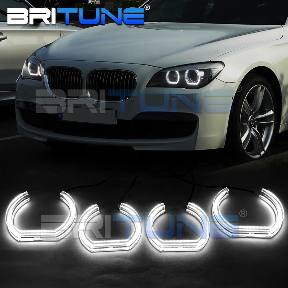 Angel Eyes For BMW F01 F02 Accessories Tuning F03 F04 730d 740d 740i 750i 760i Xenon Headlight DTM Style Switchback Car Lights