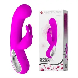 Vibrador de conejo para punto G para mujer, Juguetes sexuales femeninos, vibradores dobles, productos sexuales para clítoris, juguetes eróticos para adultos, masturbadores