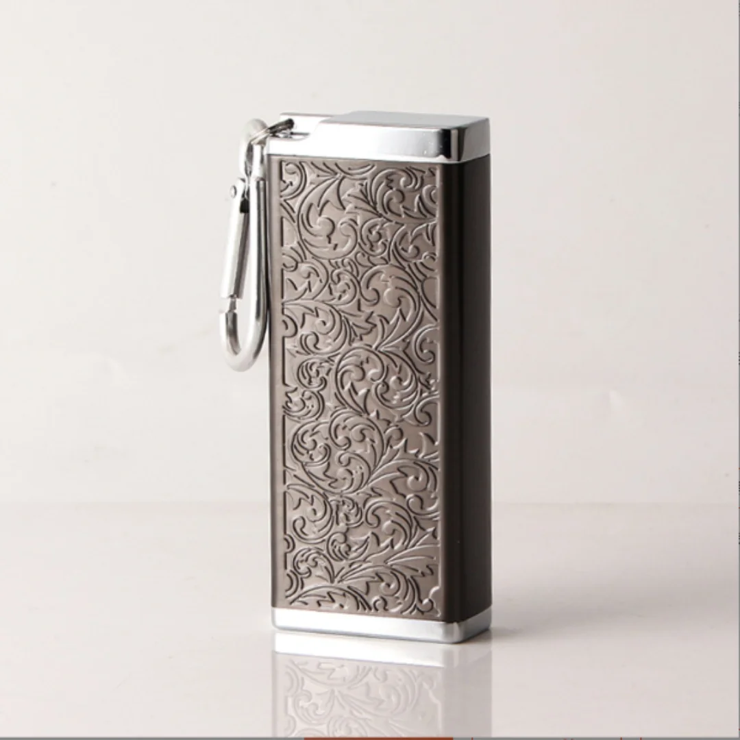 Portable Ashtray with Lid, Keychain Ashtray, Mini Metal Bottle, Lightweight, Living Room, Home, Fashion, 9 Colors