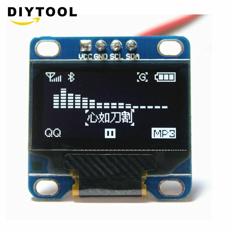 0,96 "I2C IIC Serial 128X64 Weiß OLED LCD светодиодный для Arduino NEW