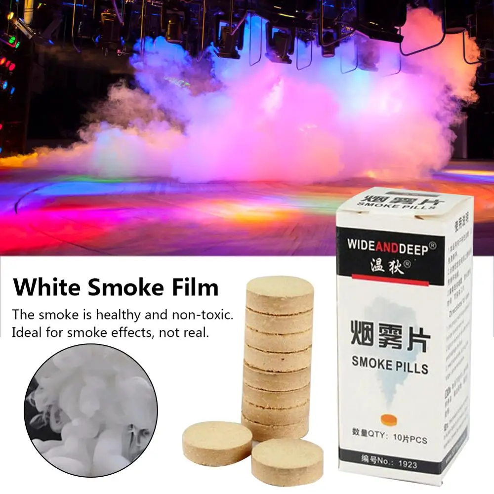 Halloween Wedding Photography Smoke Decoration puntelli 10 pz/scatola White Smoke Piece Smoke Air purificazione Party decorazione fai da te