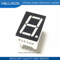 10PCS 0.56inches 7 Segment 1 Digital LED Display Super Red Green Common Cathode  ANODE DIP10 LD-5161BG LD-5161AG