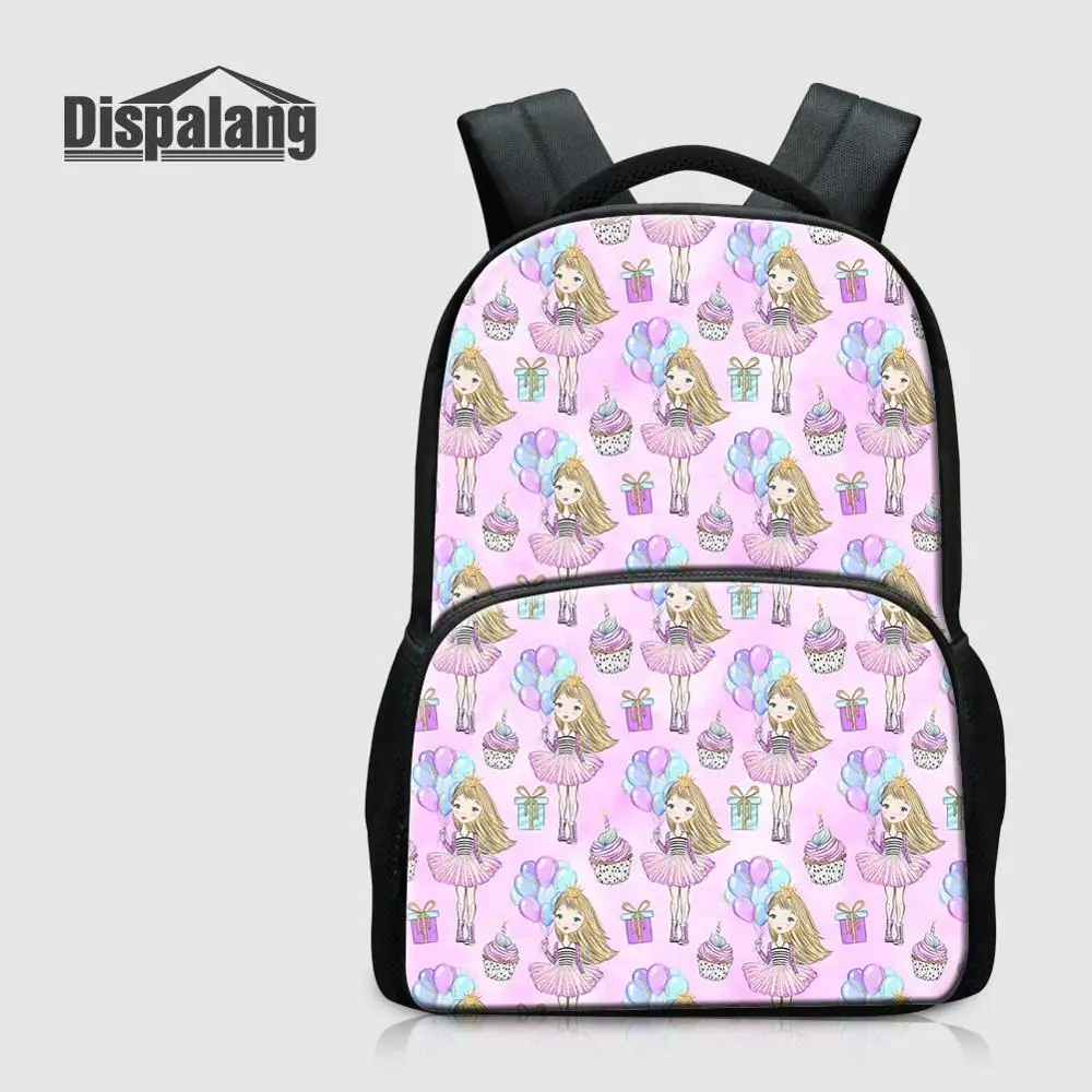 Dispalang 17 Inch Large Backpack To School Youthful Teen Woman Notebook Bag Female Fabric Backpack For Travel High Student Bags