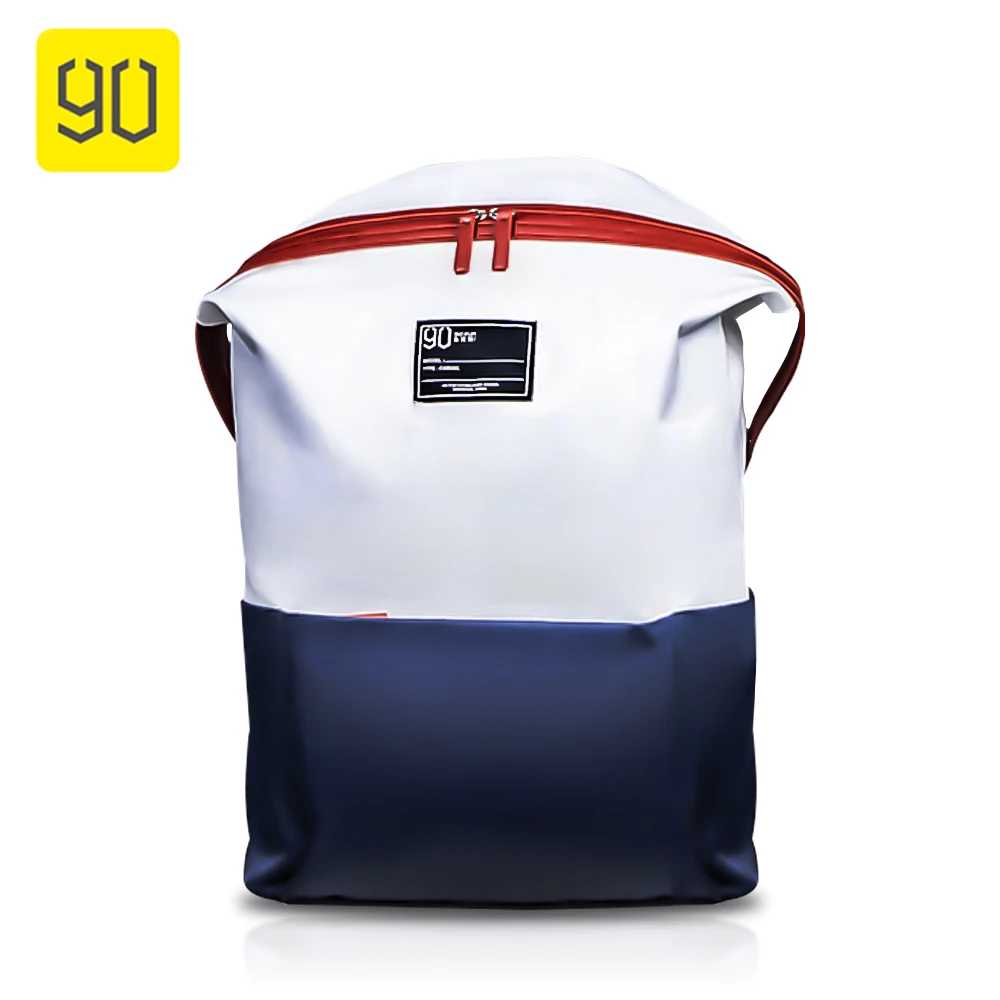 90 Fun-mochila de Nylon para ocio, bolso impermeable de estilo urbano Simple, gran capacidad, para viaje y escuela, portátil de 13,3 pulgadas, Xiaomi