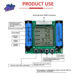 XH-M239 Lithium Battery MaH/mwH 18650 True Capacity Tester Module Measurement High Precision Tool Accessories