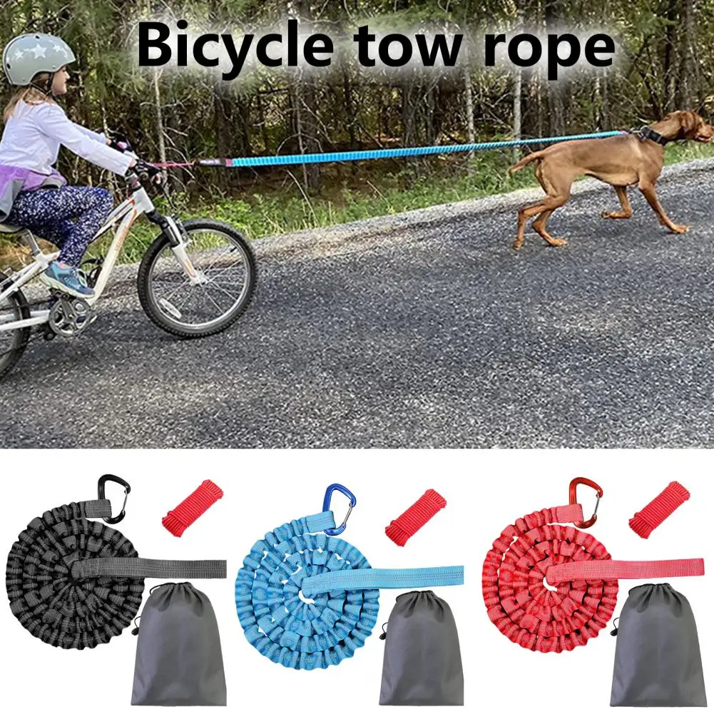 Bike Supplies 1 Set Universal Portable Crash Resistant Cycling Pull Strap Multi Colors Cycling Pull Strap Strong   for MTB