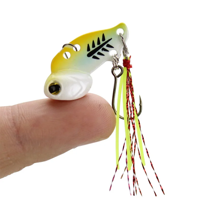 1pcs Fishing Lure Metal VIB Sequins  3g 6g Crankbait Jig Shads Spoon Baits Wobbler Bait Sea Lures Iscas Artificiais Para Pesca