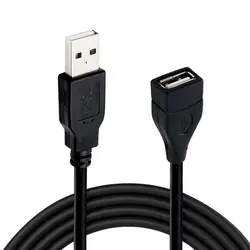 USB 2.0 Cable Extension Cable 0.6m/1m/1.5m Wire Data Transmission Line Superhighspeed Data Extension Cable for Display Projector