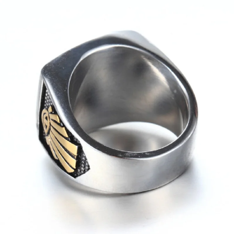 New Stainless Steel G Rings Men\'s Rings Vintage Masonic Rings Titanium Steel Gifts