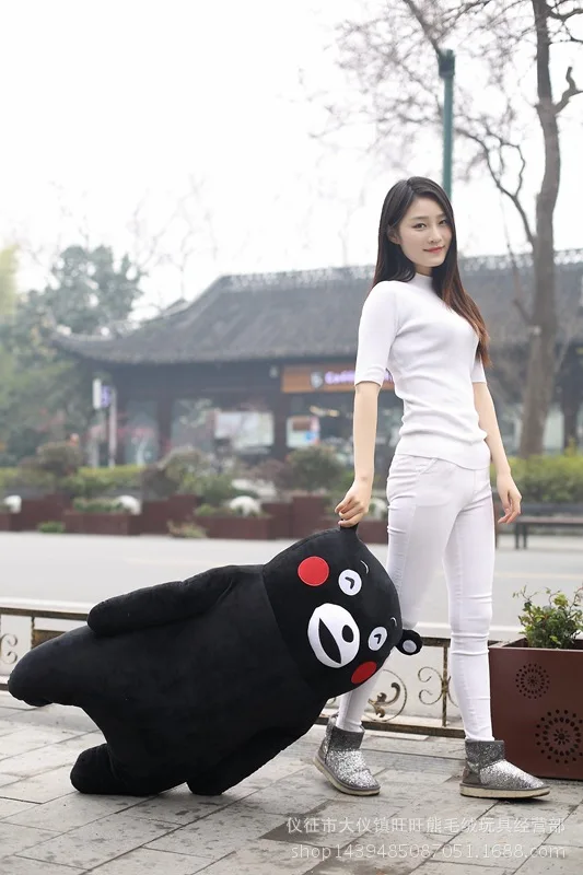 Kawaii Japan Mascot Kumamon Bear Plush Doll Toys Children Kids Birthday Gift Cute Kumamon Stuffed Animal Doll 10cm/30cm/50cm