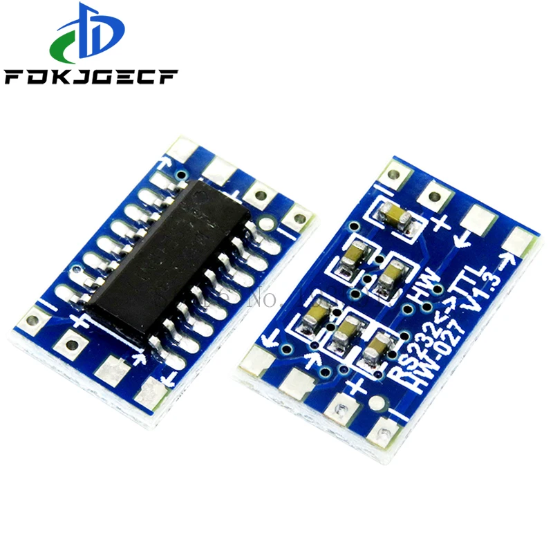 Porta seriale Mini RS232 a TTL Convertitore Adattatore Bordo del Modulo MAX3232 115200bps