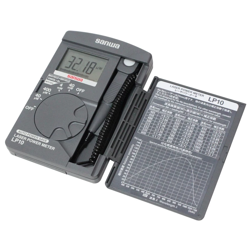 Japan sanwa LP10 laser power meter 40mW infrared semiconductor laser power equipment tester/CD player/MD recorder/laser pointer