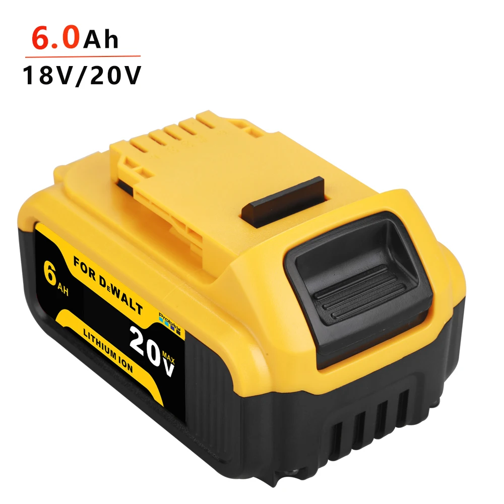 

Power Tool battery DCB200 For Dewalt 18V 20V and 18 Vot Tools 3.0Ah 6.0Ah Replacement lithium Battery