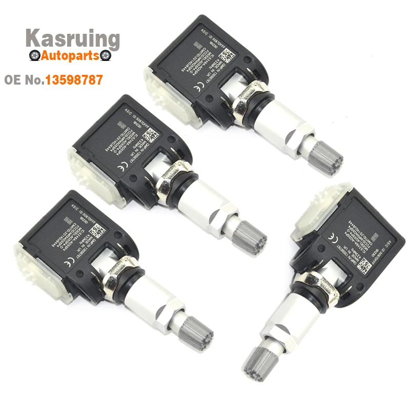 

4PCS 13598787 TPMS Tire Pressure Sensor Alarm Monitor Systems for Cadillac ATS CTS Chevrolet Camaro GMC 2.0L 3.6L 6.2L 433MHz