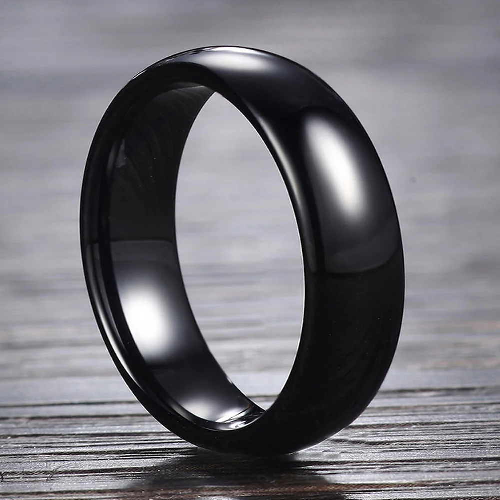 2021 NEW RFID 125kHz or 13.56MHz Black ceramic ring smart fashion ring ID or uid chip FOR MEN OR WOMEN