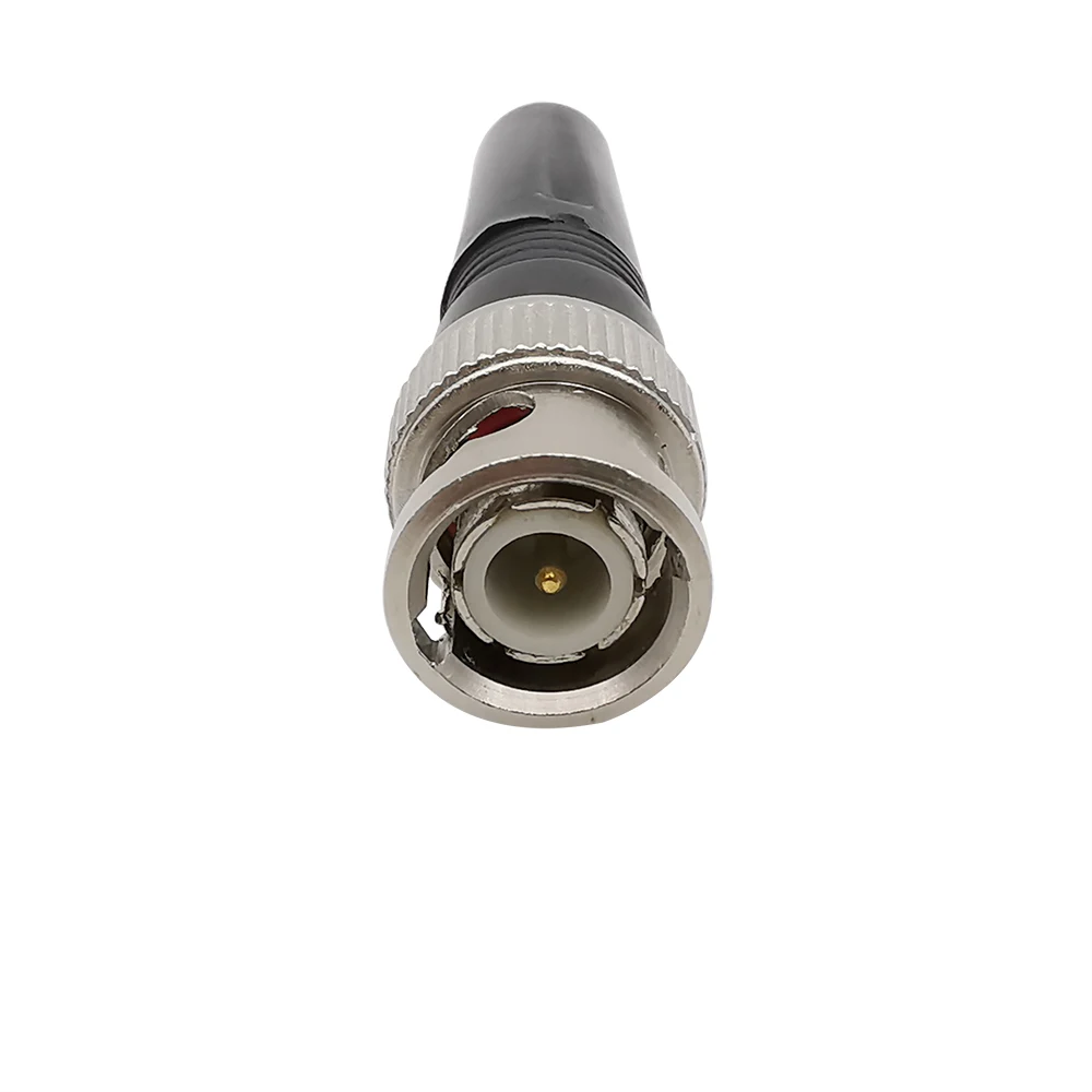 BNC Male RF Coaxial Connector BNC Plug Adapter Twist-on Coaxial RG59 Cable for Surveillance CCTV Camera Video Audio Connectors