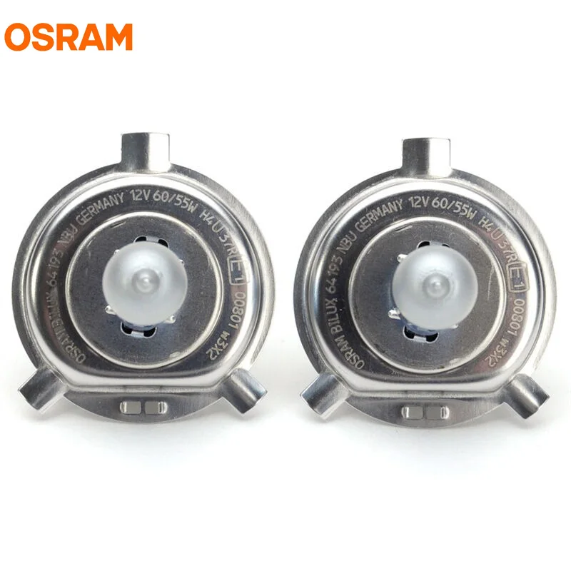 OSRAM H4 9003 HB2 3600K 64193NBU NIGHT BREAKER UNLIMITED 12V 60/55W Car Headlight Xenon Super Bright White Lamp Hi/lo Beam 2pcs