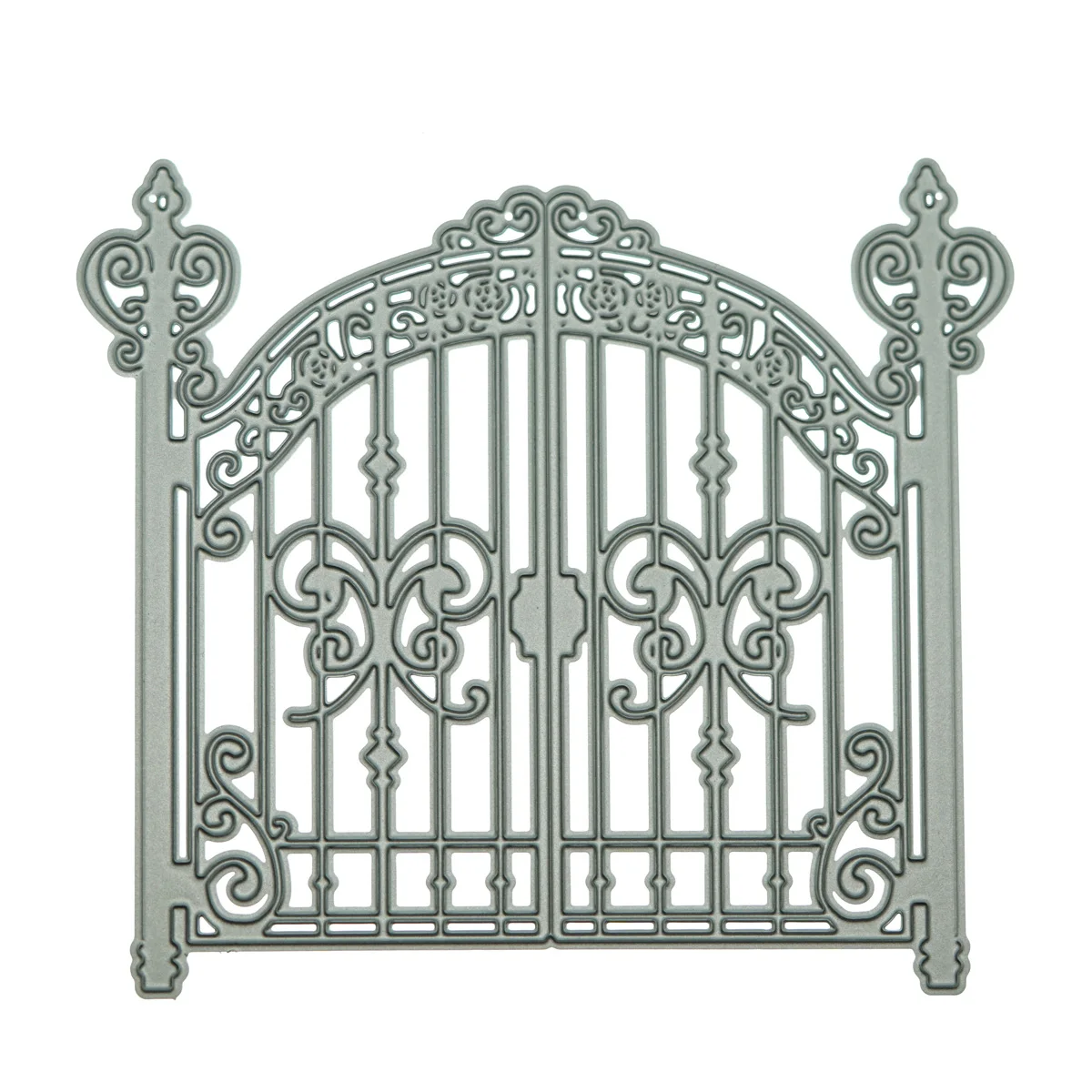 ขนาดใหญ่ขนาด Iron Gate รูปร่างซองจดหมายตัดโลหะตาย Scrapbooking DIY การ์ดอวยพร Border Punch Stencil